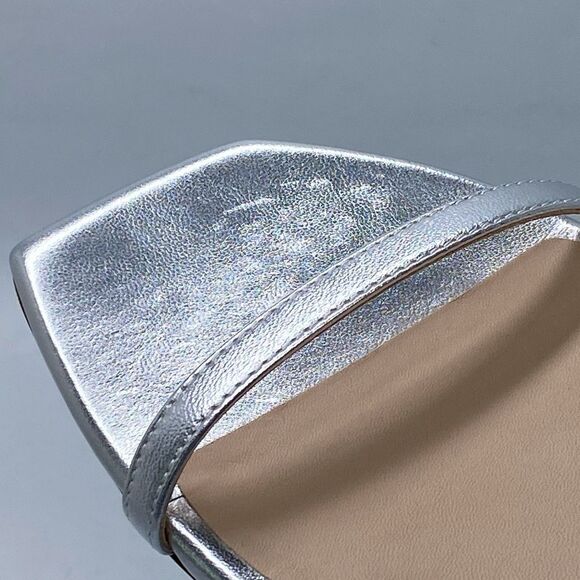 Stuart Weitzman Metallic Leather Sandals size 6.5 - Picture 8 of 11